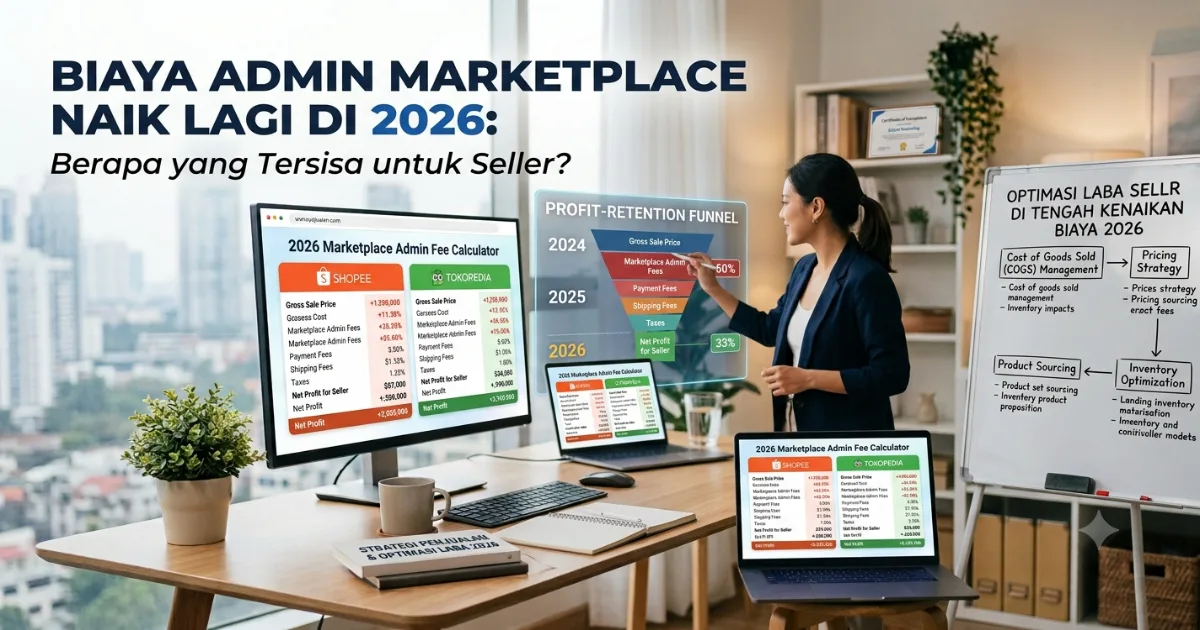 Biaya Admin Marketplace Naik Lagi di 2026